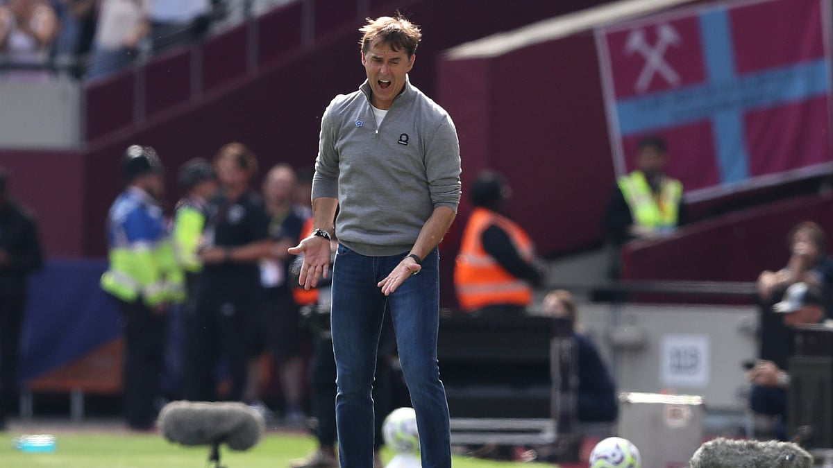 Julen Lopetegui at the London Stadium