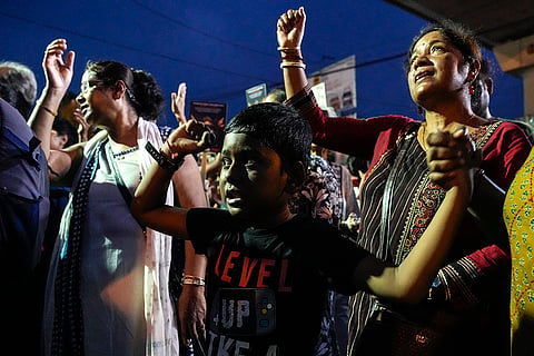 Kolkata Rape Case: A torch light protest rally in Kolkata
