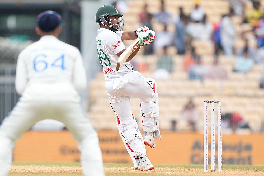 India Vs Bangladesh Test Match - Najmul Hossain Shanto