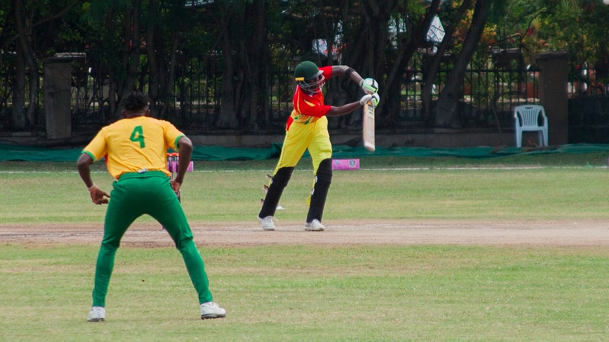 Photo: X | ICC Africa : Ghana fielder during a cricket match.
