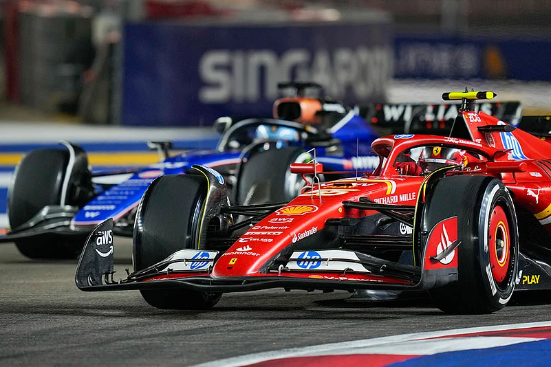 Singapore Formula One GP Auto Racing Ferrari driver Carlos Sainz