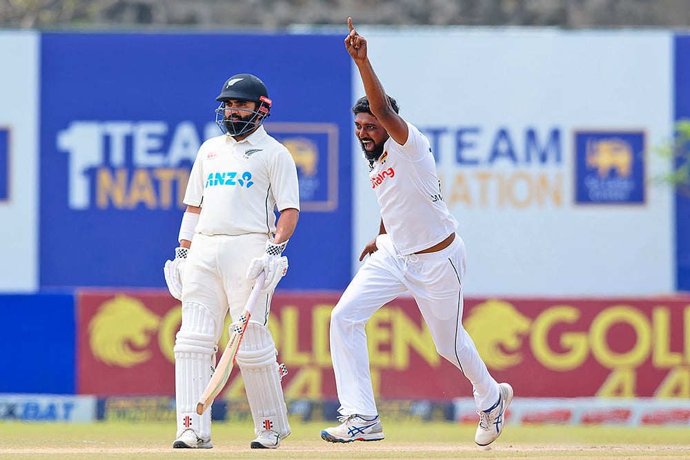 Sri Lanka vs New Zealand Cricket 1st Test_Prabath Jayasuriya