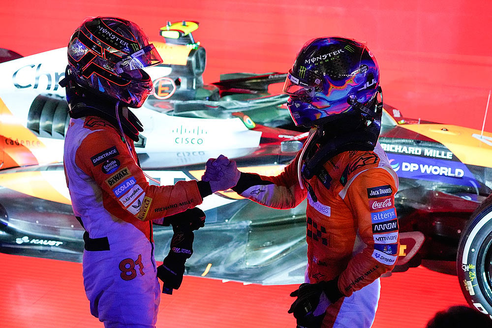 Lando Norris and Oscar Piastri in Formula One Racing