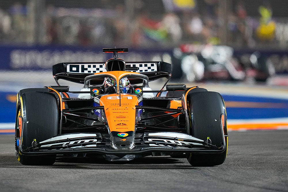 Singapore F1 GP Auto Racing, McLaren driver Oscar Piastri