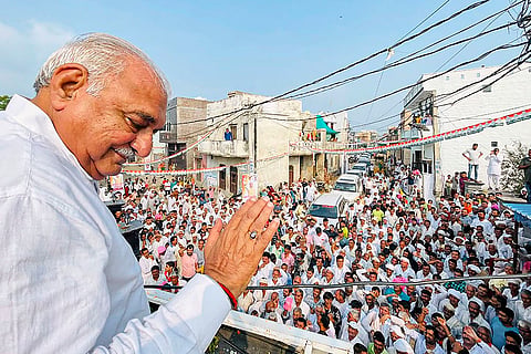 2024 Haryana Assembly polls: Bhupendra Singh Hooda during a rally in Sonipat