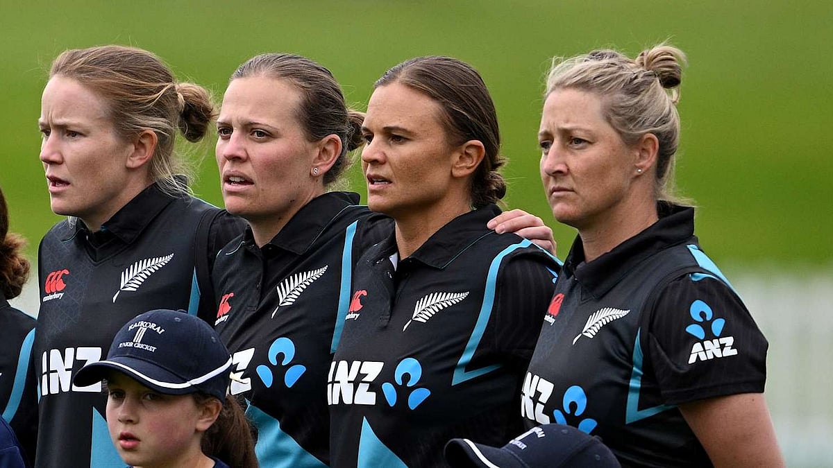 The New Zealand women's cricket team. - ICC