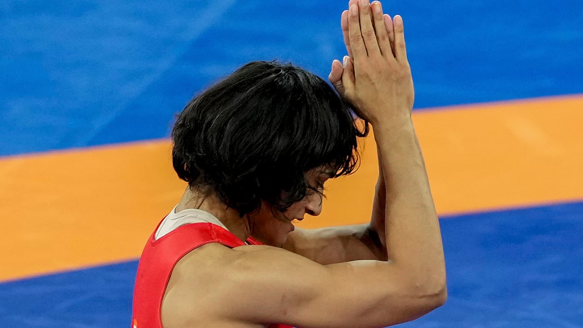 Vinesh Phogat Paris Olympics Sachin Tendulkar PTI