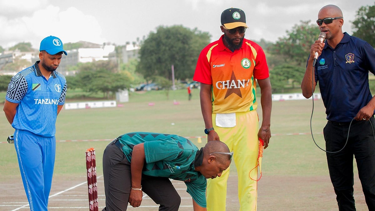 X | Tanzania Cricket Association  : Ghana Vs Tanzania toss. 