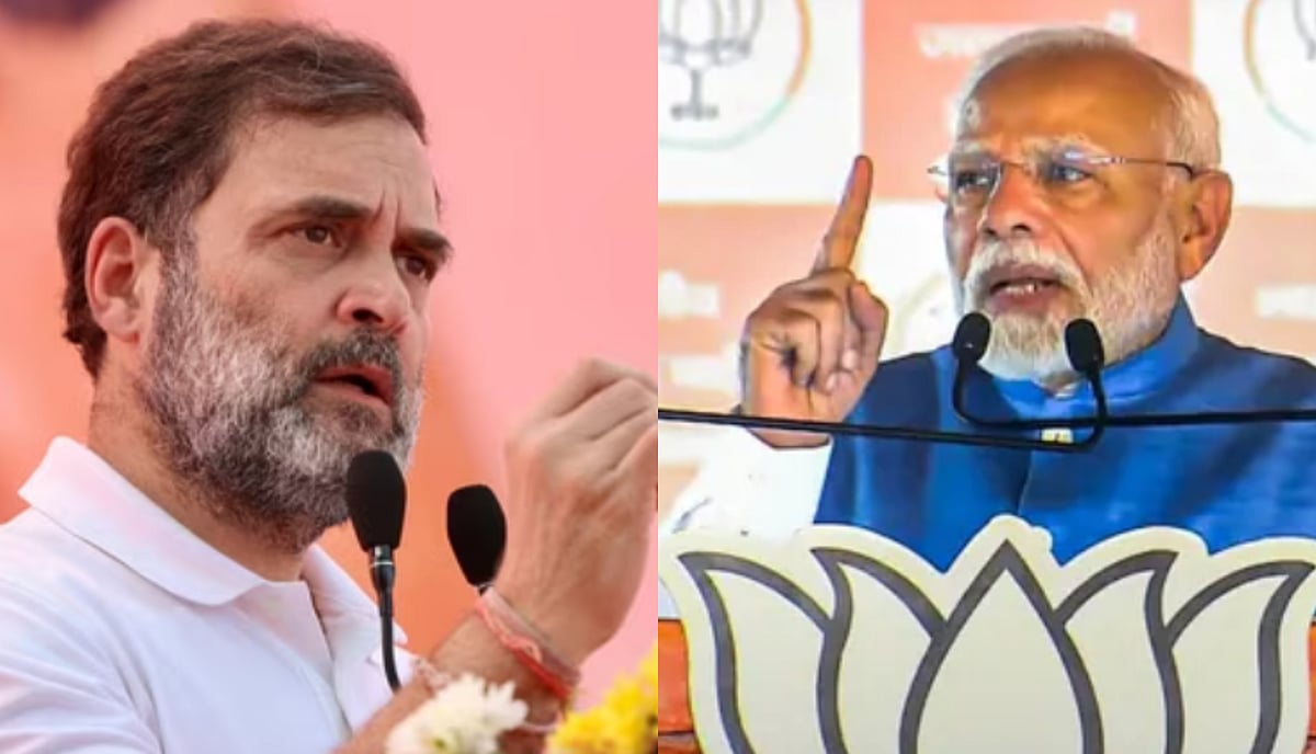 Rahul Gandhi and PM Modi
