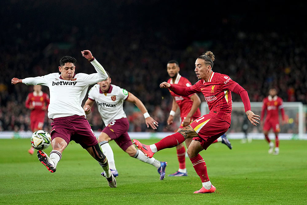 2024-25 Britain Soccer League Cup Liverpool vs West Ham United_8