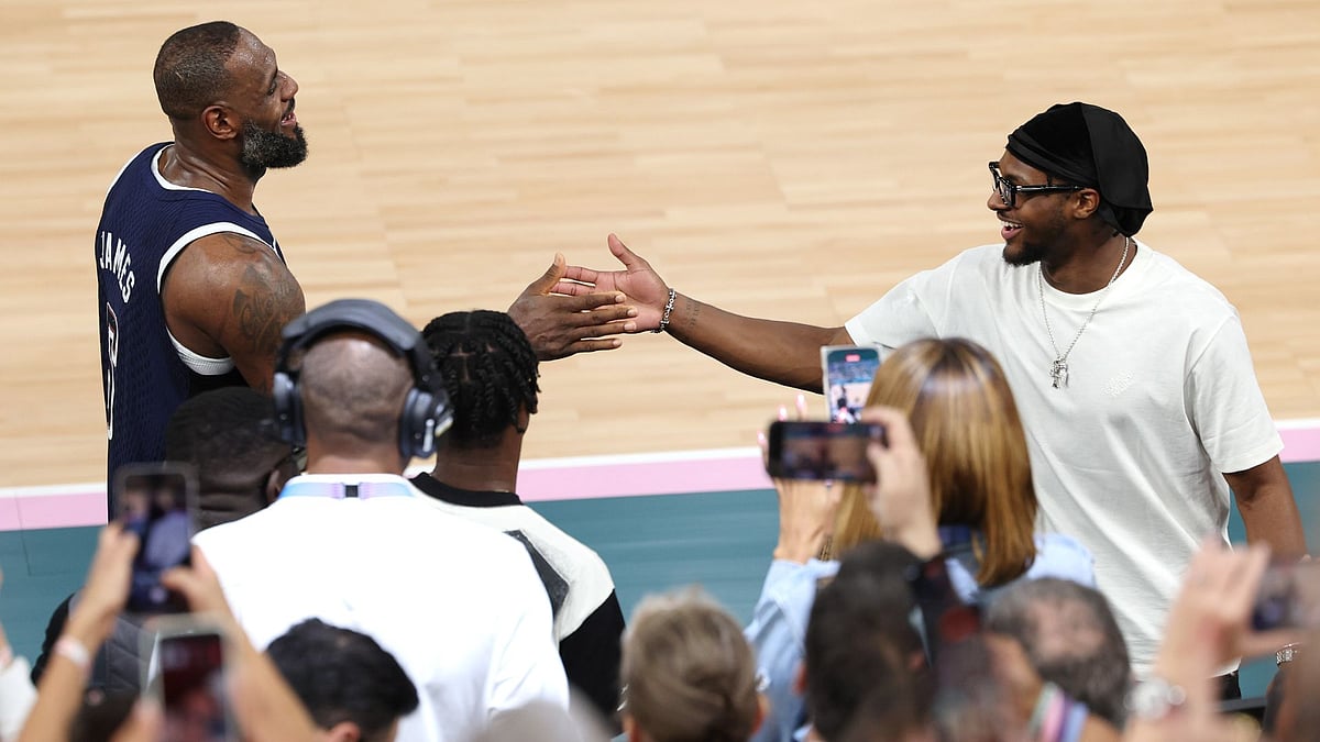 The James duo will link up for the Lakers this season