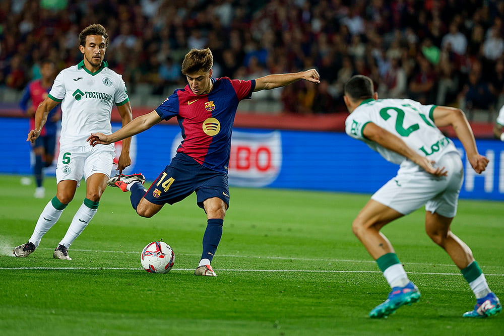 2024-25 Spain Soccer La Liga Barcelona vs Getafe_Juan Iglesias