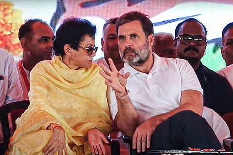 Rahul campaigns for Haryana polls