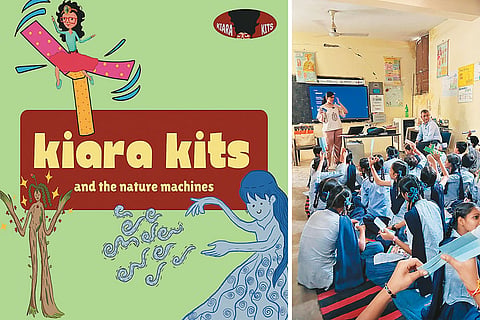 Kiara Kits designed by Isha Jain, a young scholar at Stanford University, who works with young students to promote science – based learning