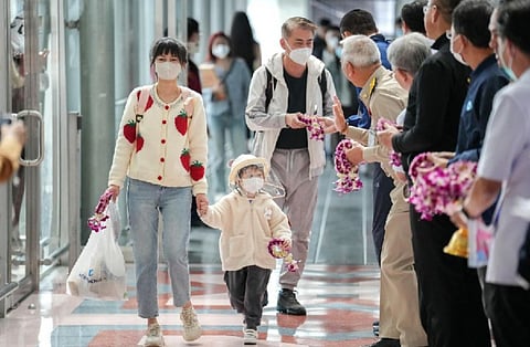Passengers from China's Xiamen arrive at Bangkok’s Suvarnabhumi airport after China reopens its borders amid the coronavirus (COVID-19) pandemic, in Bangkok, Thailand, January 9, 2023