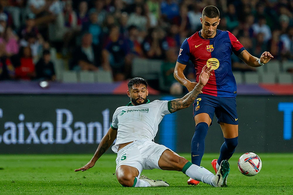 2024-25 Spain Soccer La Liga Barcelona vs Getafe_Ferran Torres