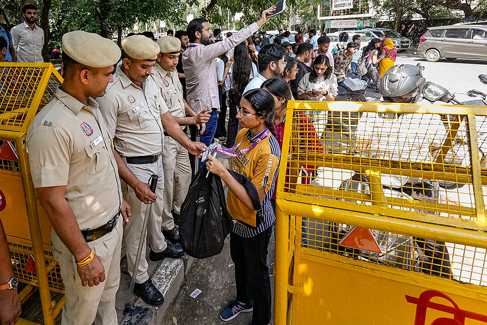 Delhi University Students' Union (DUSU) polls 2024 - | Photo: PTI/Atul Yadav