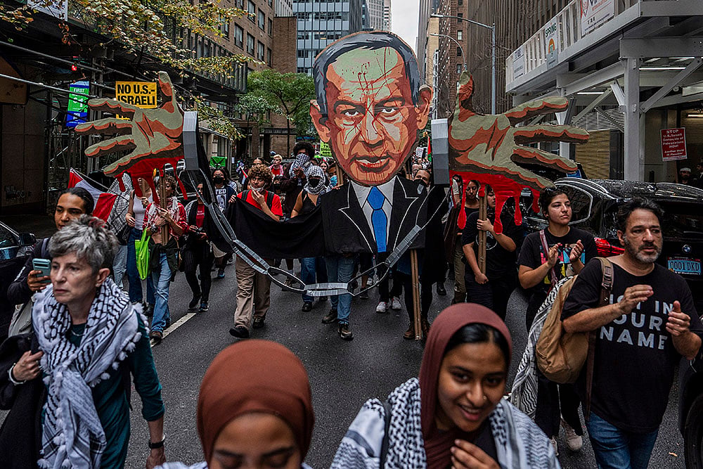 Photo: AP/Julia Demaree Nikhinson : The UN commission concluded Israel’s actions in Gaza meet the definition of genocide.