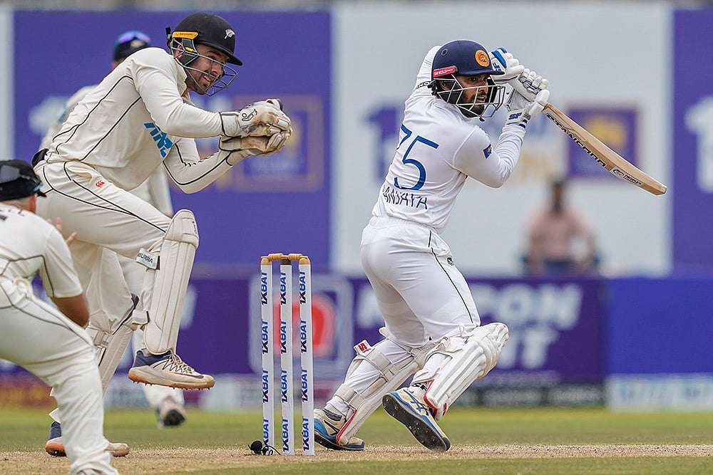 Sri Lanka vs New Zealand 2nd test Day2 Dhananjaya de Silva