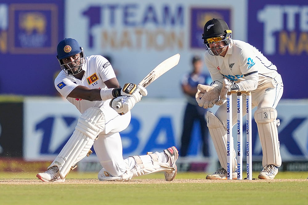 Sri Lanka vs New Zealand 2nd test Day2 Angelo Mathews