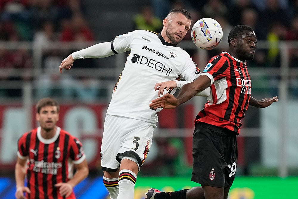 2024-25 Italy Serie A Soccer AC Milan vs Lecce_4