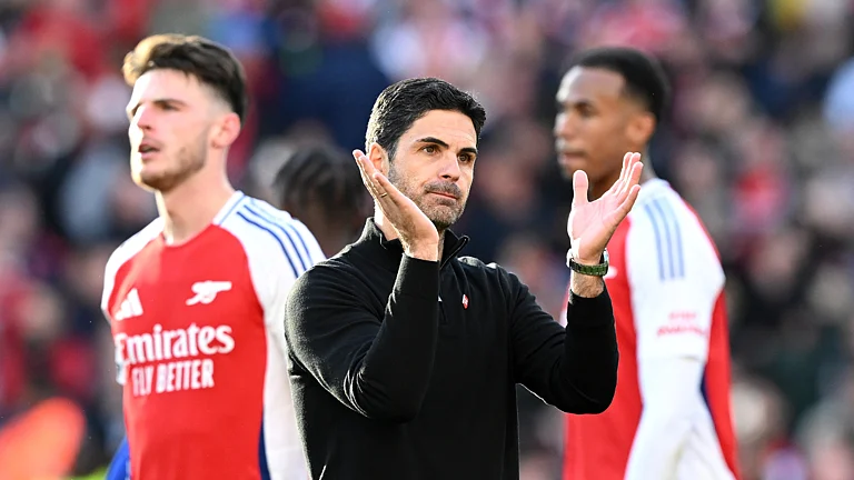 Mikel Arteta said his side were unbelievable in their win over Leicester - null