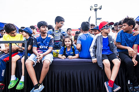 Arshi Gupta at one of the Go Karting Championships. 