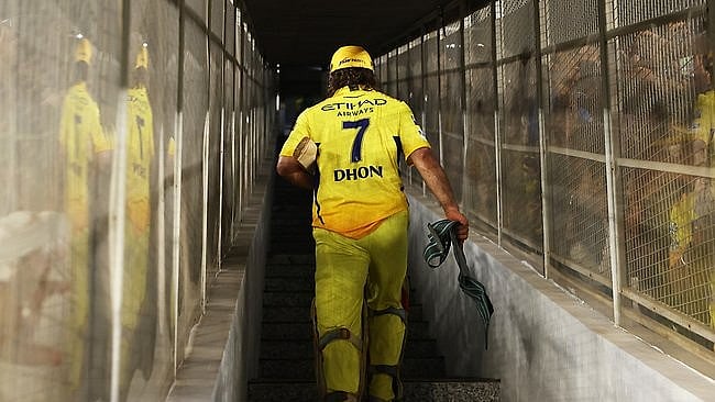 Photo: X | Mufaddal Vohra : Chennai Super Kings' Mahendra Singh Singh during IPL 2024.