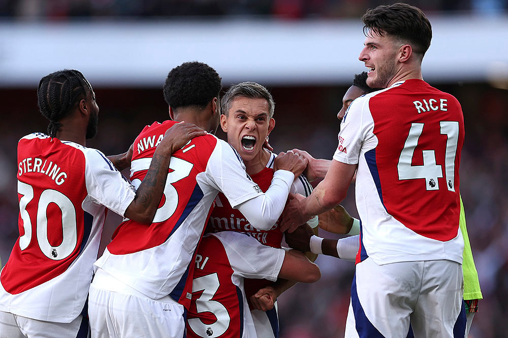 Britain Soccer Premeir League Arsenal and Leicester City Photo gallery_3