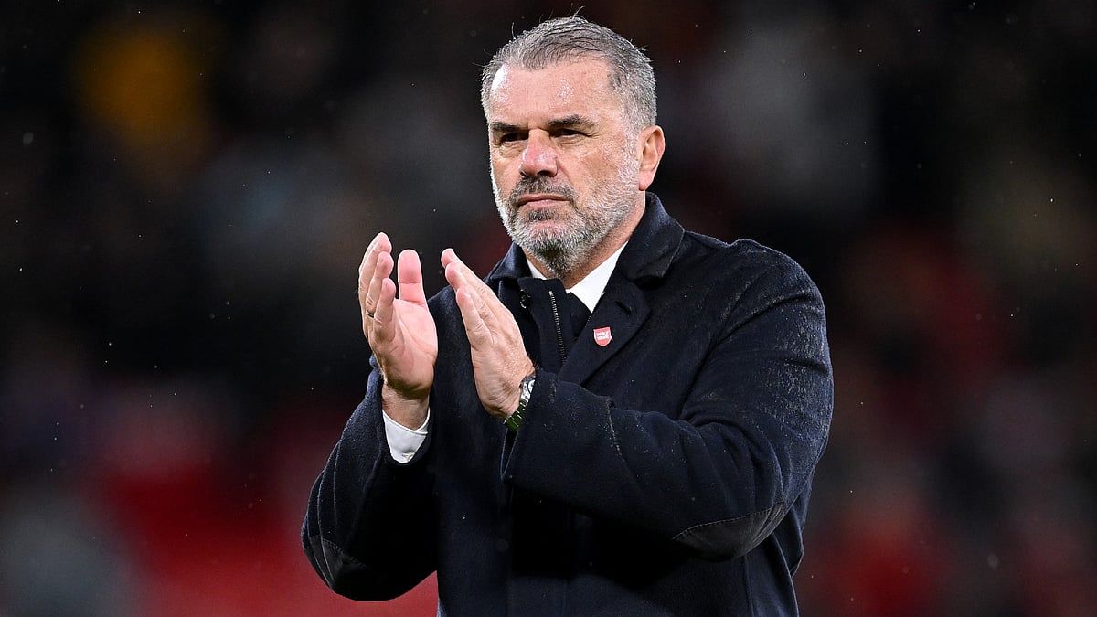 Tottenham manager Ange Postecoglou.