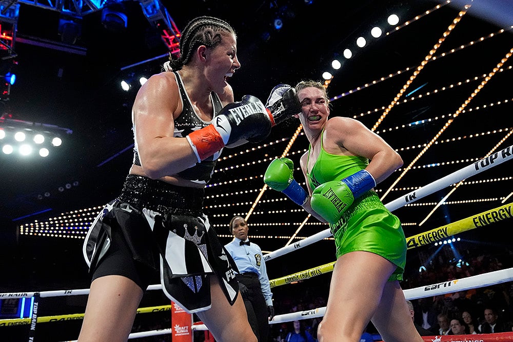 womens WBO welterweight title boxing Sandy Ryan vs Mikaela Mayer Boxing Photo gallery_7