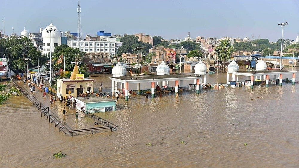 PTI : Flood situation near Ganges in Patna (FILE IMAGE)