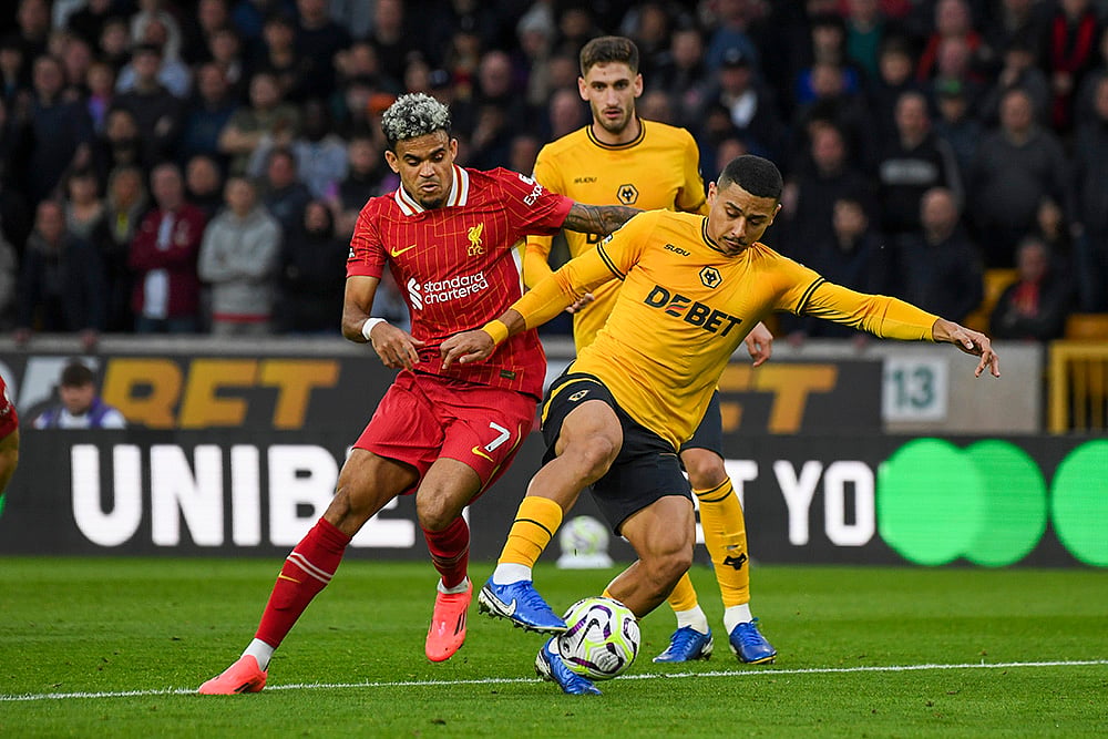 Britain Soccer Premeir League Wolverhampton Wanderers and Liverpool Photo gallery_7