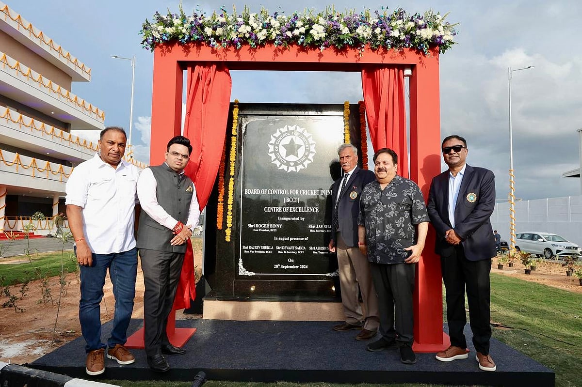 BCCI officials at the innauguration of the new NCA - X/JayShah