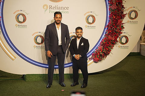 Harmanpreet Singh (left) with Navdeep Singh