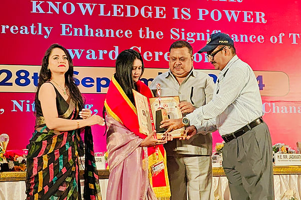 Megha Singh Nandiwal honored with the Bharat Gaurav Ratna Shri Award and appointed National Vice President of the World Human Rights Protection Commission