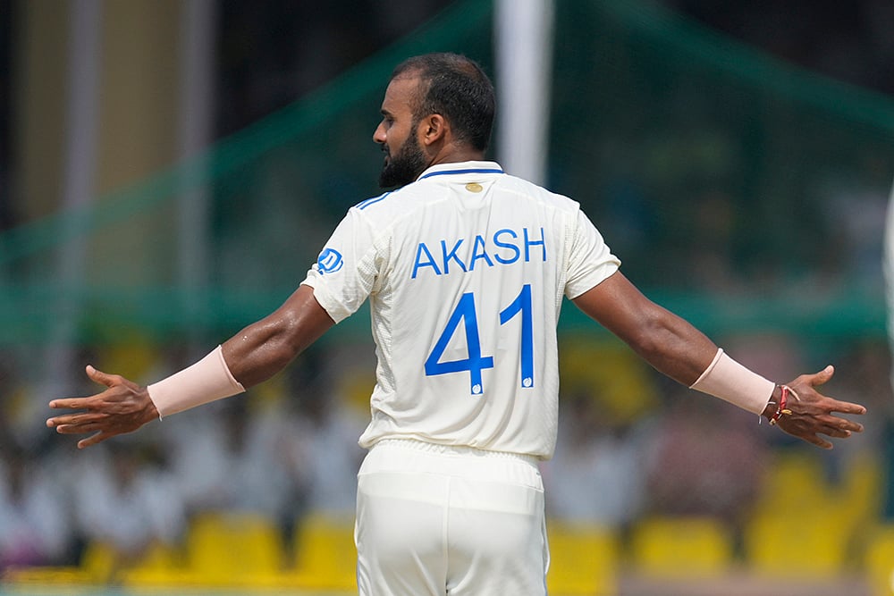 India vs Bangladesh Cricket 2nd test day 5 - Akash Deep