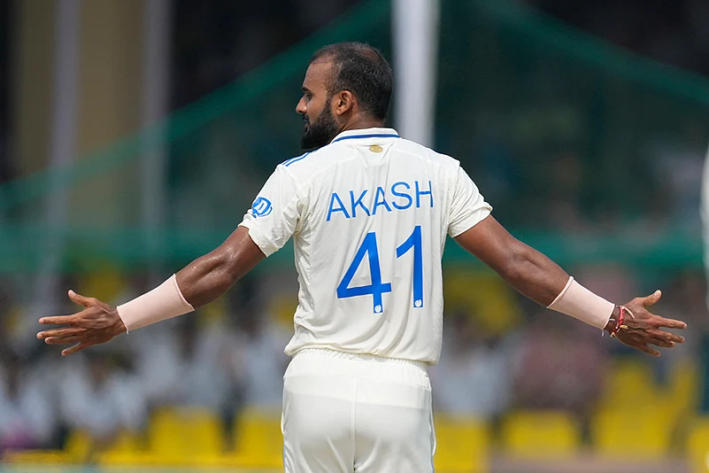 India vs Bangladesh Cricket 2nd test day 5 - Akash Deep