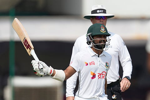 IND vs BAN, 2nd Test: Bangladesh's Shadman Islam celebrates his fifty runs 