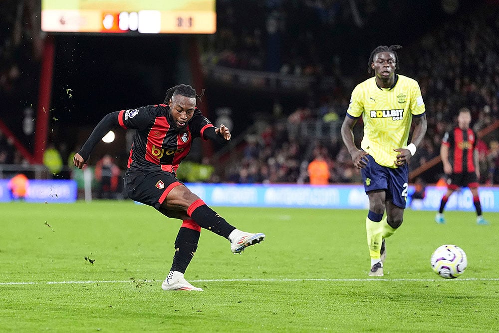 English Premier League 2024-25, Bournemouth vs Southampton - Antoine Semenyo