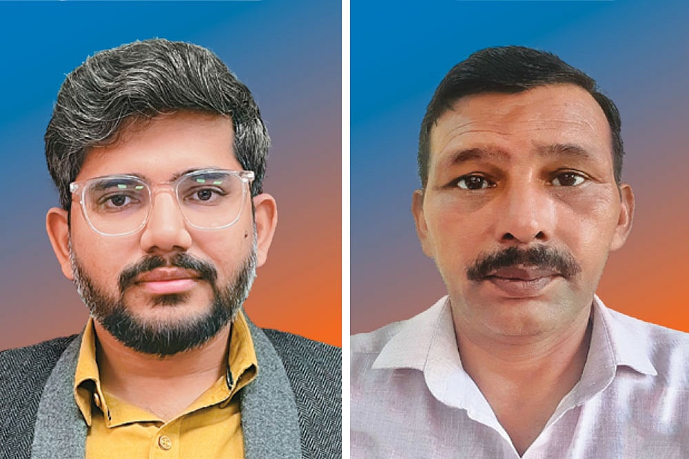 (L-R)Abhinav Shah (IAS)  is the Director, and Dr Chandra Prakash Kuniyal is a scientist at the Herbal Research and Development Institute (HRDI)