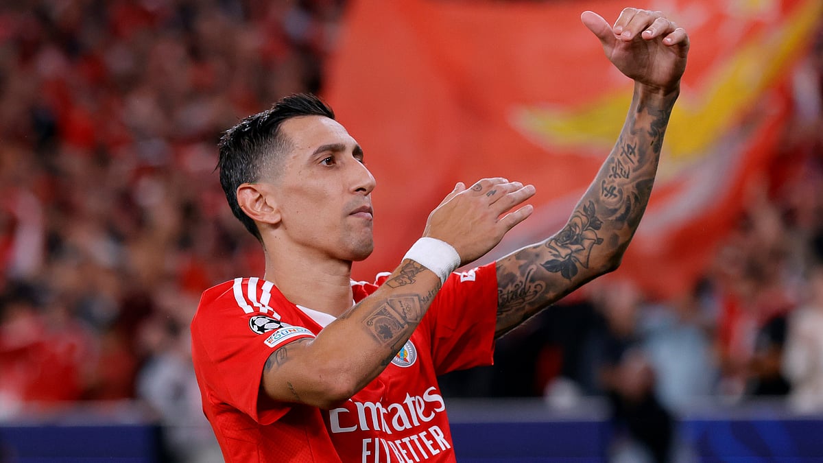 Angel Di Maria was among the scorers as Benfica trounced Atletico Madrid