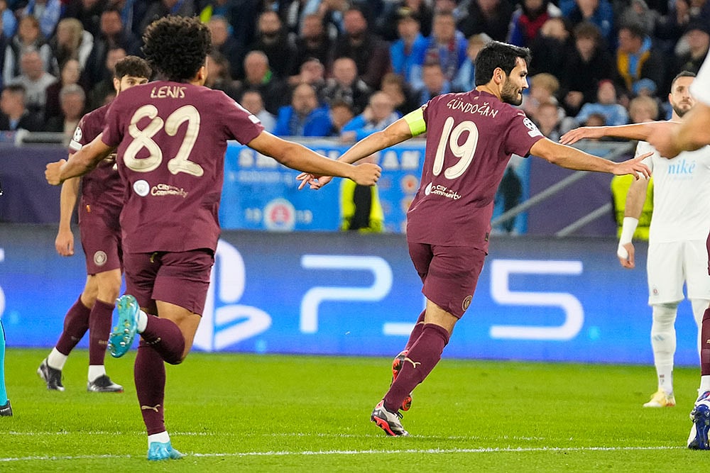Champions League: Manchester City Vs Slovan Bratislava