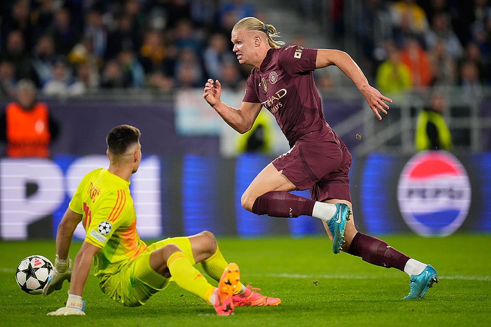 Manchester City Vs Slovan Bratislava
