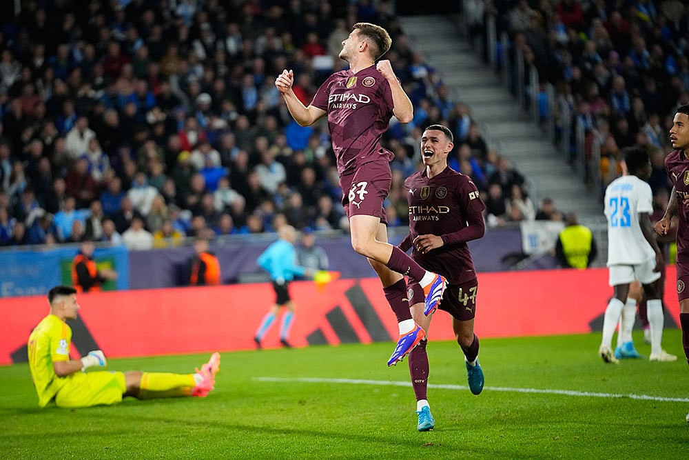 Champions League 2024: Slovan Bratislava vs Manchester City