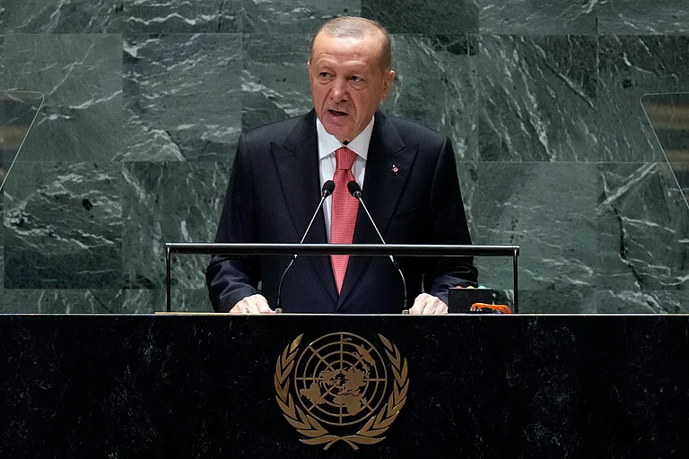 Turkish President Tayyip Erdogan - AP