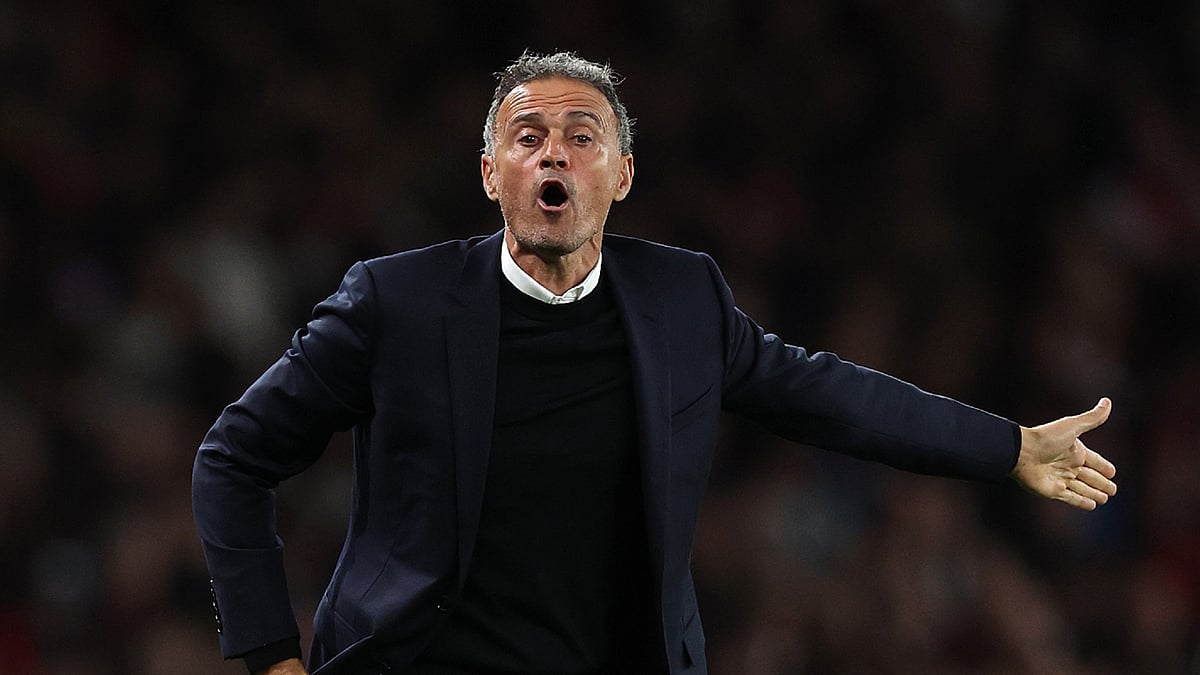 PSG coach Luis Enrique