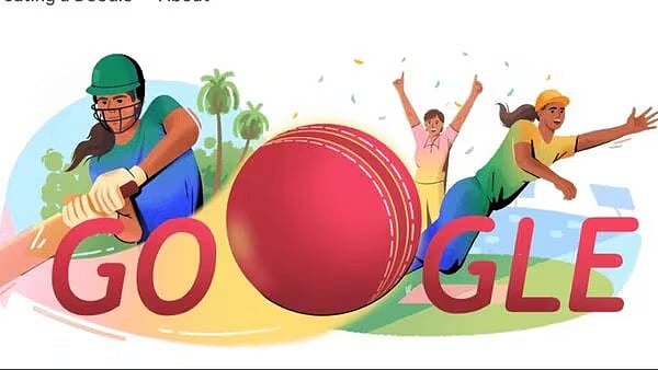Google : Google Doodle honours the women cricketers for the upcoming tournament