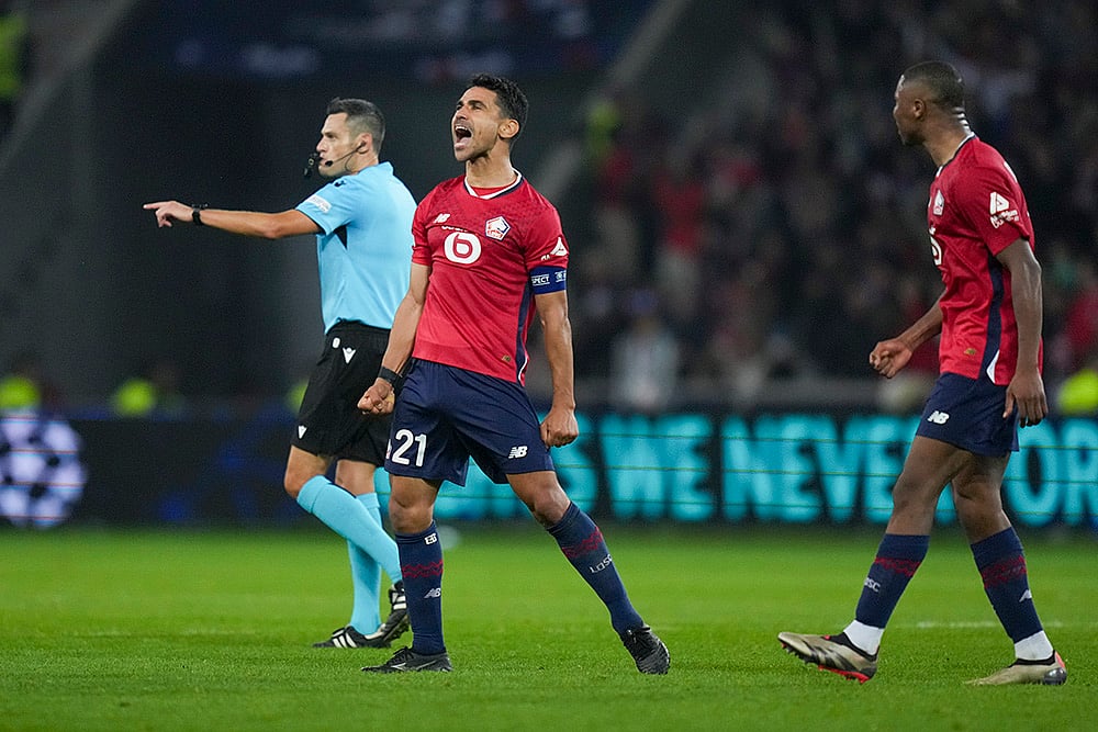 UEFA Champions League 2024-25, Lille vs Real Madrid photo gallery_Lilles Benjamin Andre