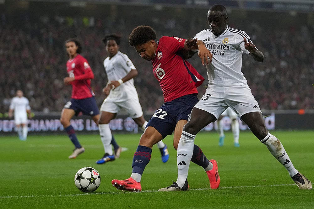 UEFA Champions League 2024-25, Lille vs Real Madrid photo gallery_Ferland Mendy